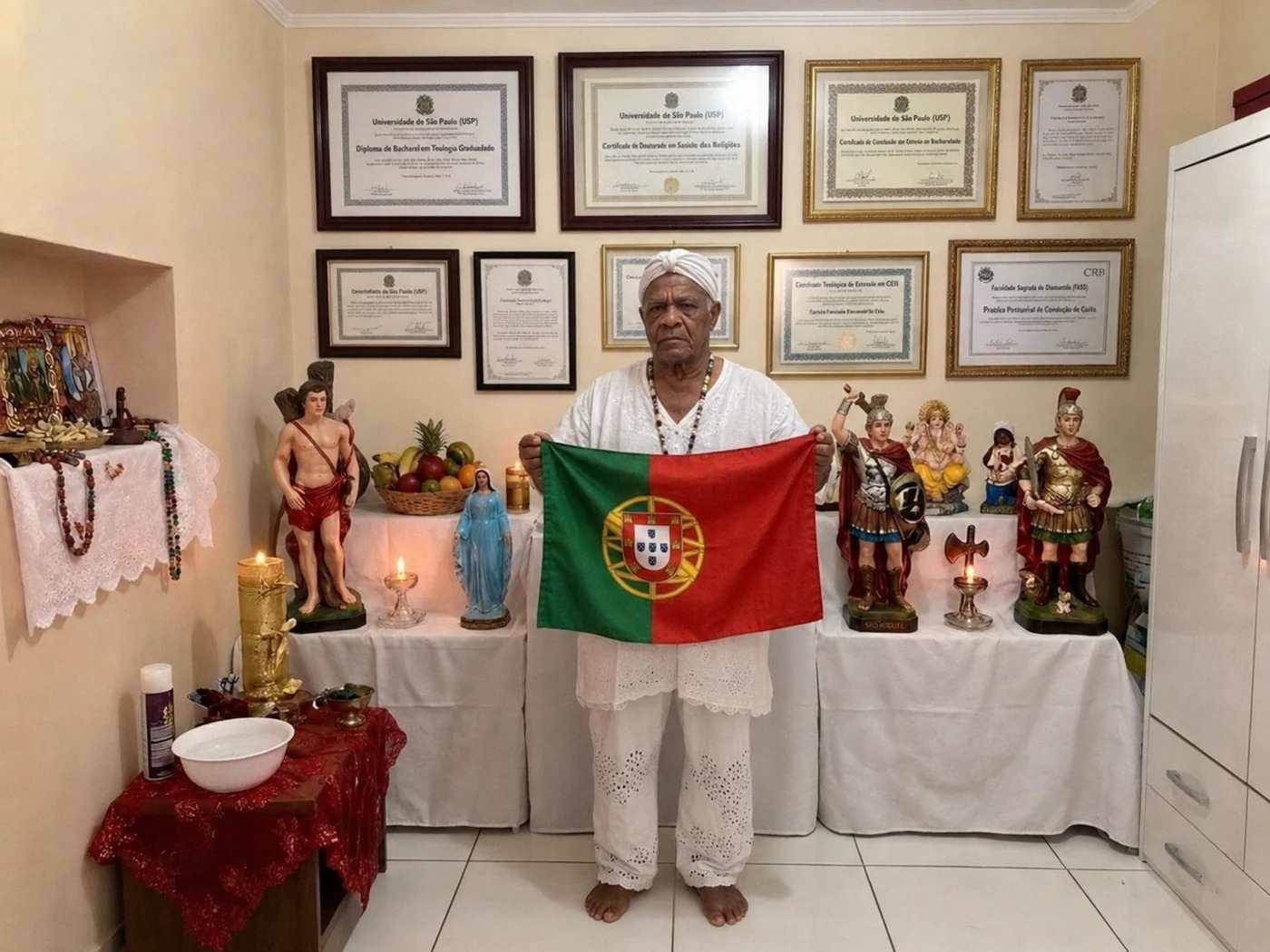 Consulta espiritual com Pai Afonso